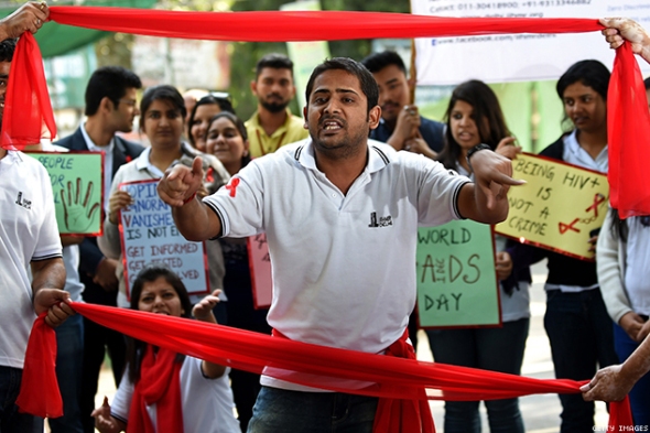 World AIDS Day 2014 in New Delhi