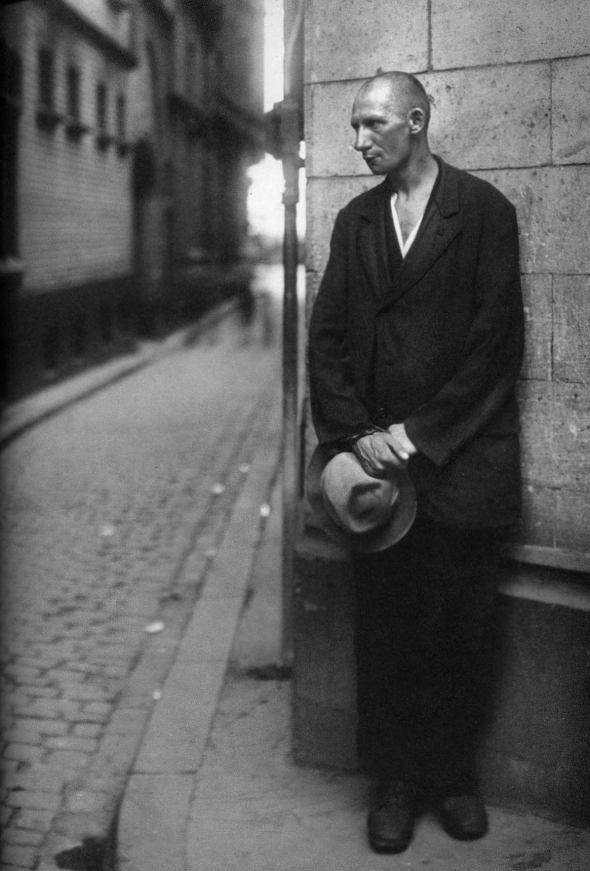 Arbeitslos_Unemployed Man_El Parado_fotografía de 1928 por August Sander